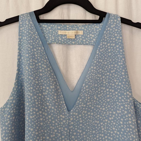 Cooper & Ella Star Print Blouse Size Extra Small - Picture 7 of 12